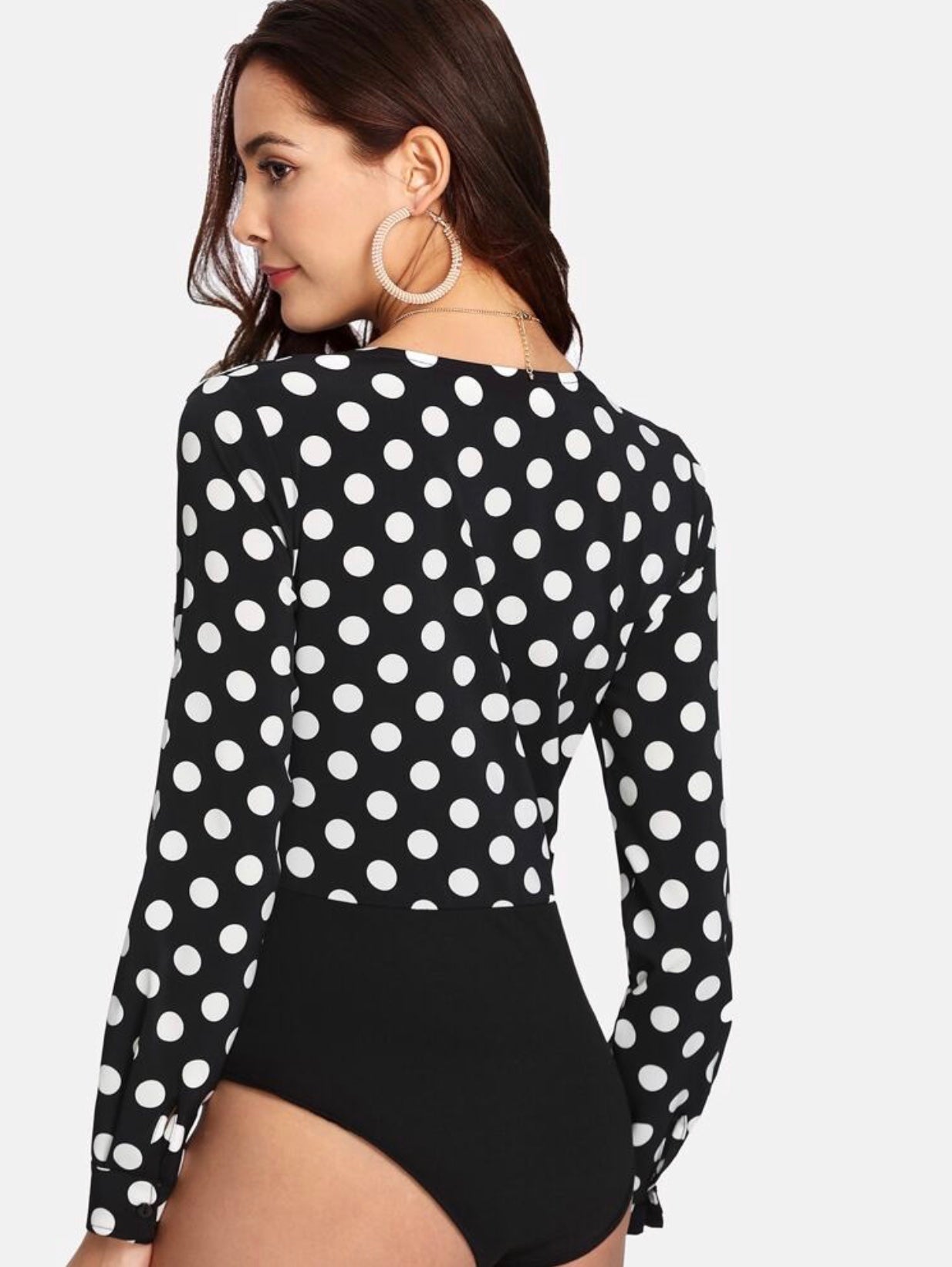 Body portefeuille à pois