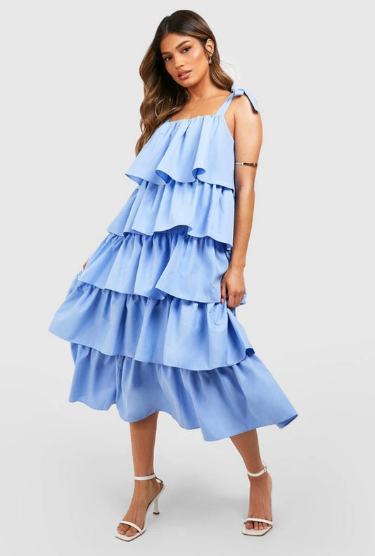 Robe volantée