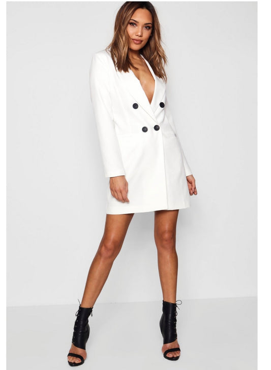 Robe blazer croisée