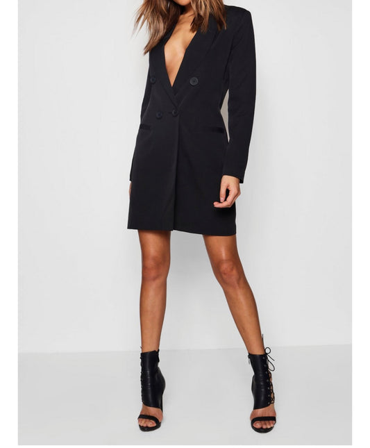 Robe blazer croisée