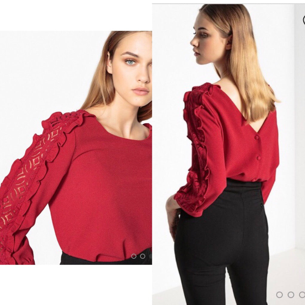 Blouse manches longues