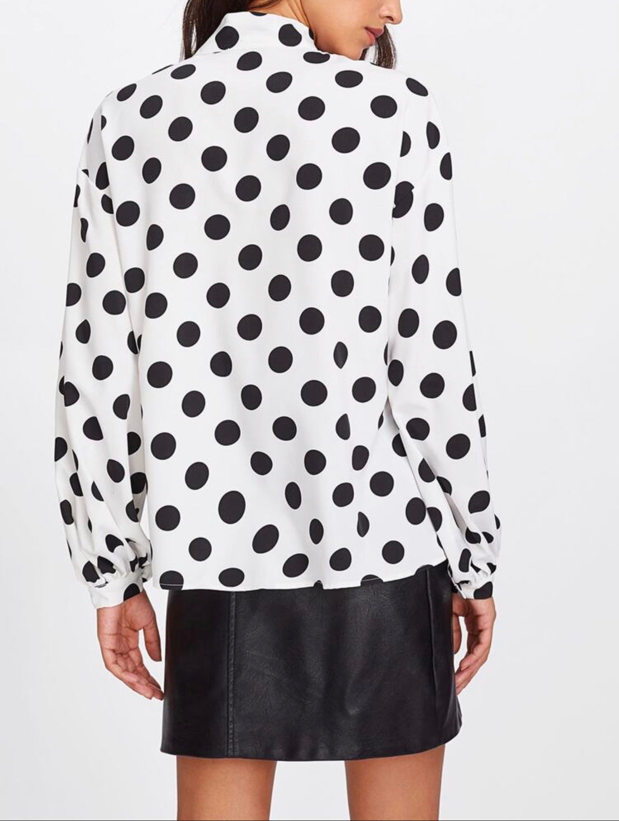 Blouse à pois